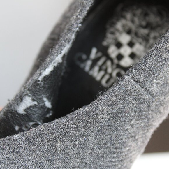 Vince Camuto Gray Black Jerrell Ankle Booties High Heels Size 8.5 - Picture 6 of 7